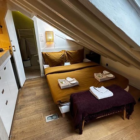 Апартаменты Marais Rooftop Studio - Metro Filles Du Calvaire Париж Экстерьер фото