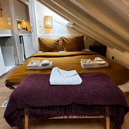 Апартаменты Marais Rooftop Studio - Metro Filles Du Calvaire Париж Экстерьер фото