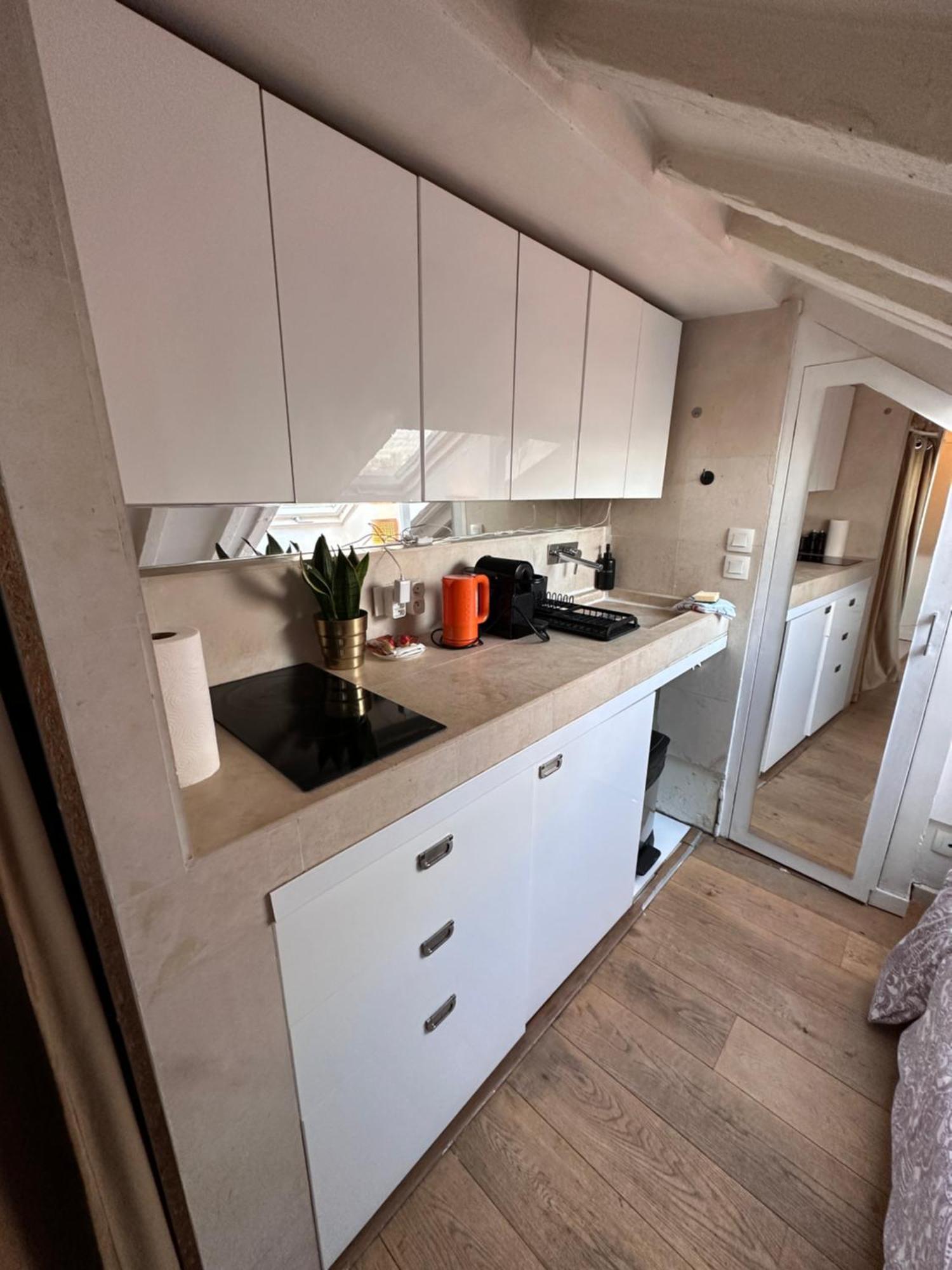 Апартаменты Marais Rooftop Studio - Metro Filles Du Calvaire Париж Экстерьер фото